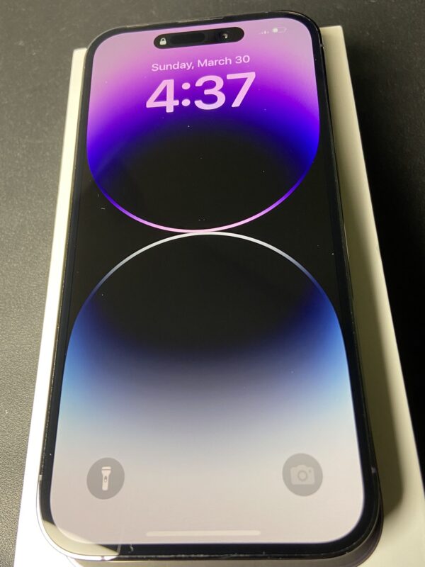iPhone 14 Pro, Open Box Like New, Deep Purple, 128GB A2650 Unlocked - Image 4